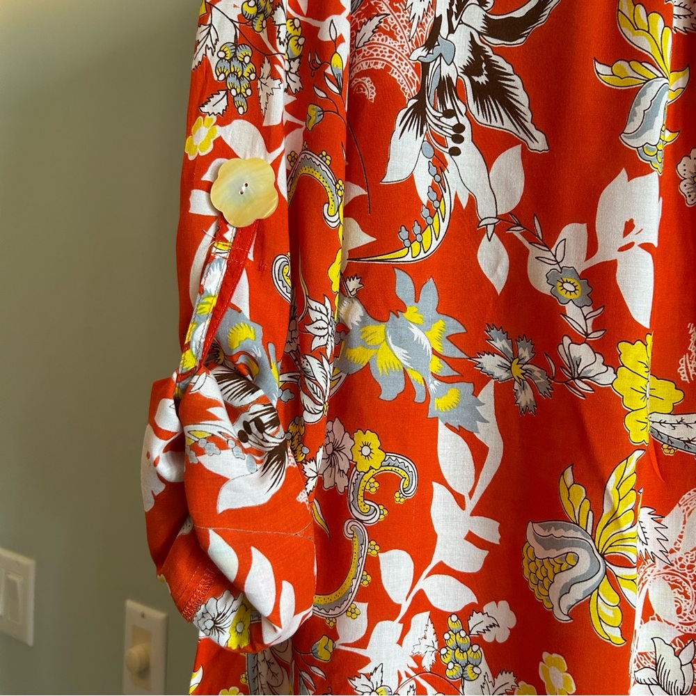 WALKER & WADE
ORANGE MULTI PRINT DRESS - Picture 7 of 9